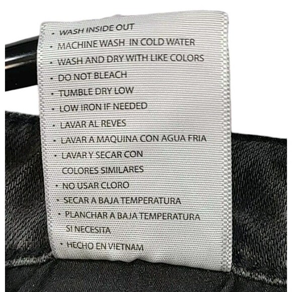 KanCan Women’s Size 15/31 High Rise Skinny Stretch Jeans Gray Distressed Hem - Picture 9 of 12